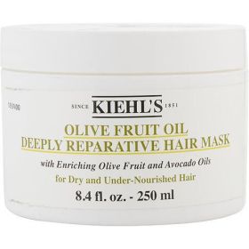 Kiehl's by Kiehl's Olive Fruit Oil Deeply Repairative Hair Mask --238g/8.4oz