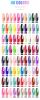Nail Polish Set With Extend Poly nail Gel Semi-permanent varnish and UV LED Lamp and Stainless Steel Nails Tool Kits
